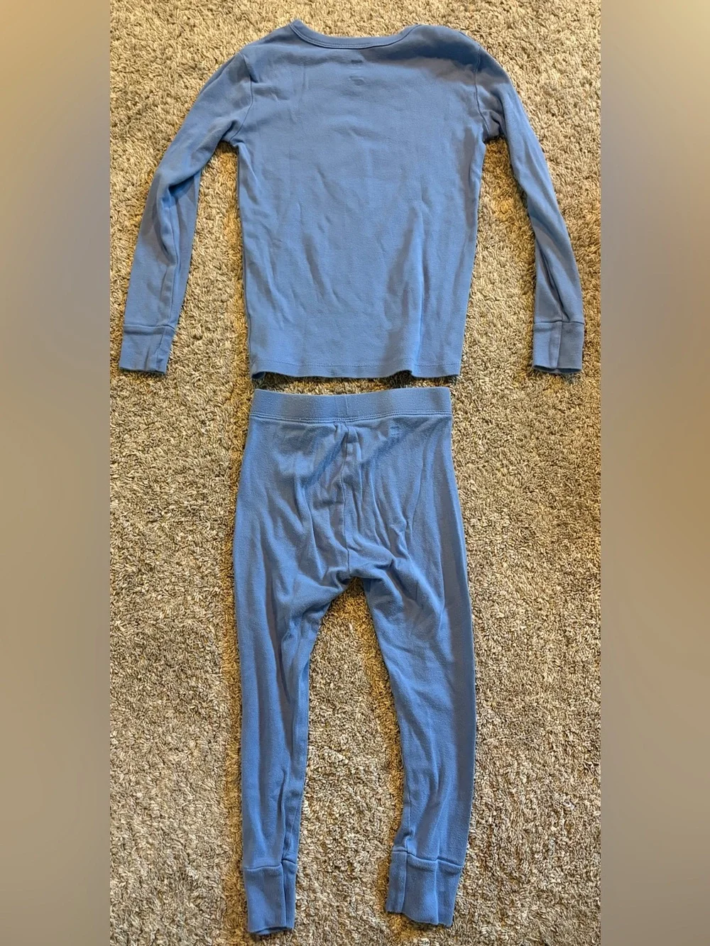 Girl’s GAP Blue Flamingo Graphic Kids Pajama Set Sz 8